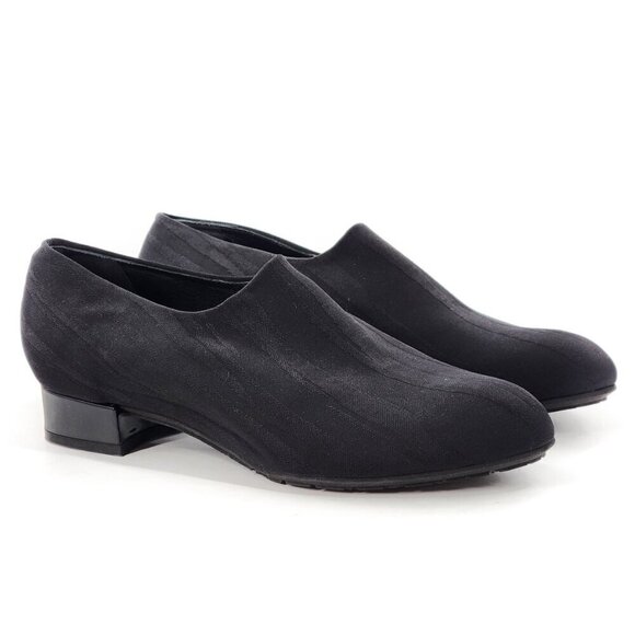 THIERRY RABOTIN Nasso NWOB Black Stripe Flats Shoes - Picture 3 of 7